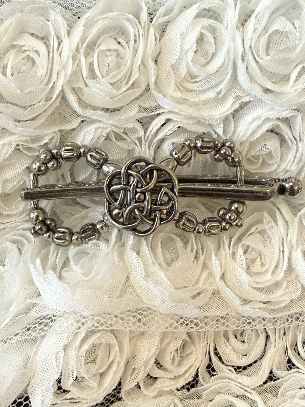 Vintage Lilla Rose Celtic Knot Mini Hair Clip